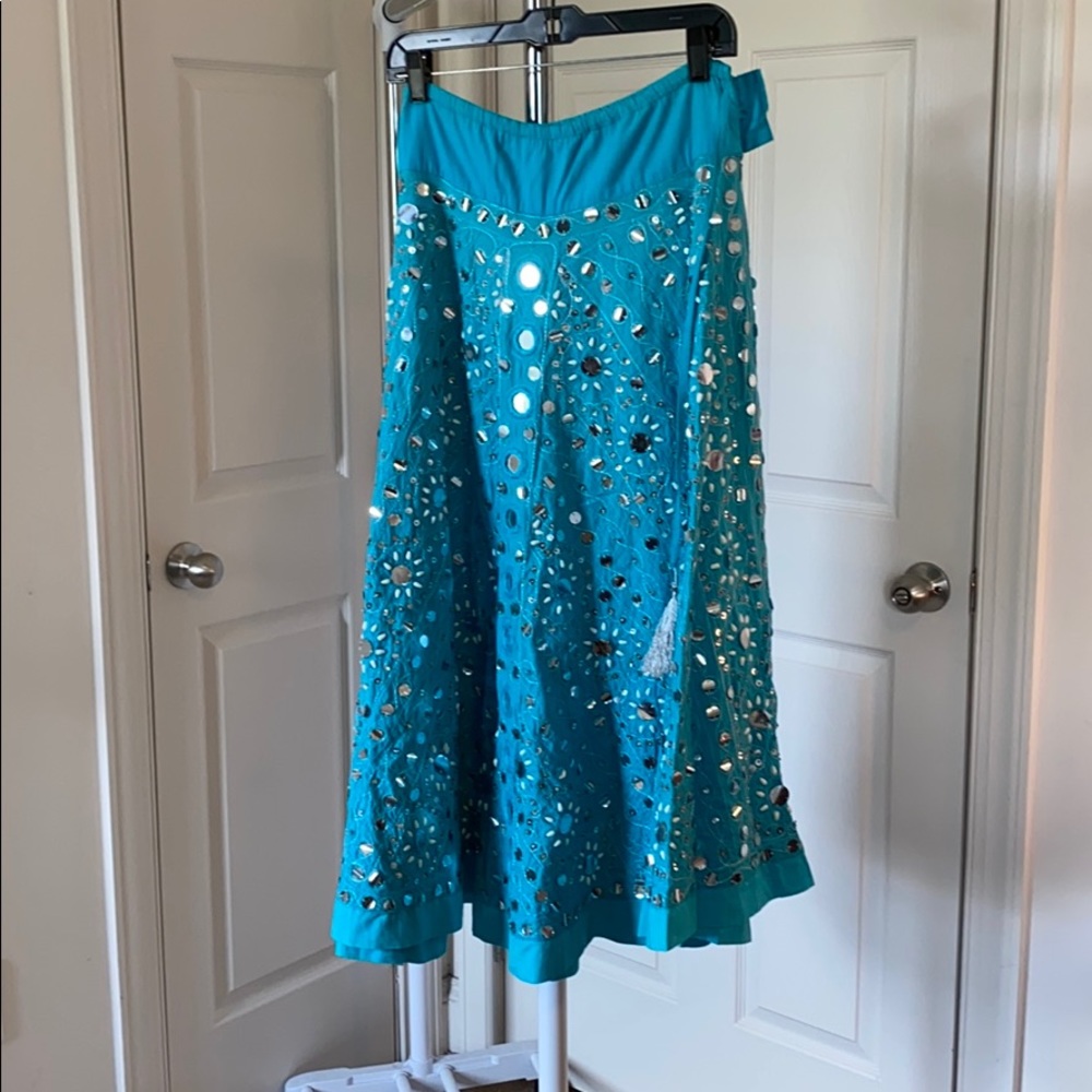Soft Surroundings Mirrored Maxi Skirt